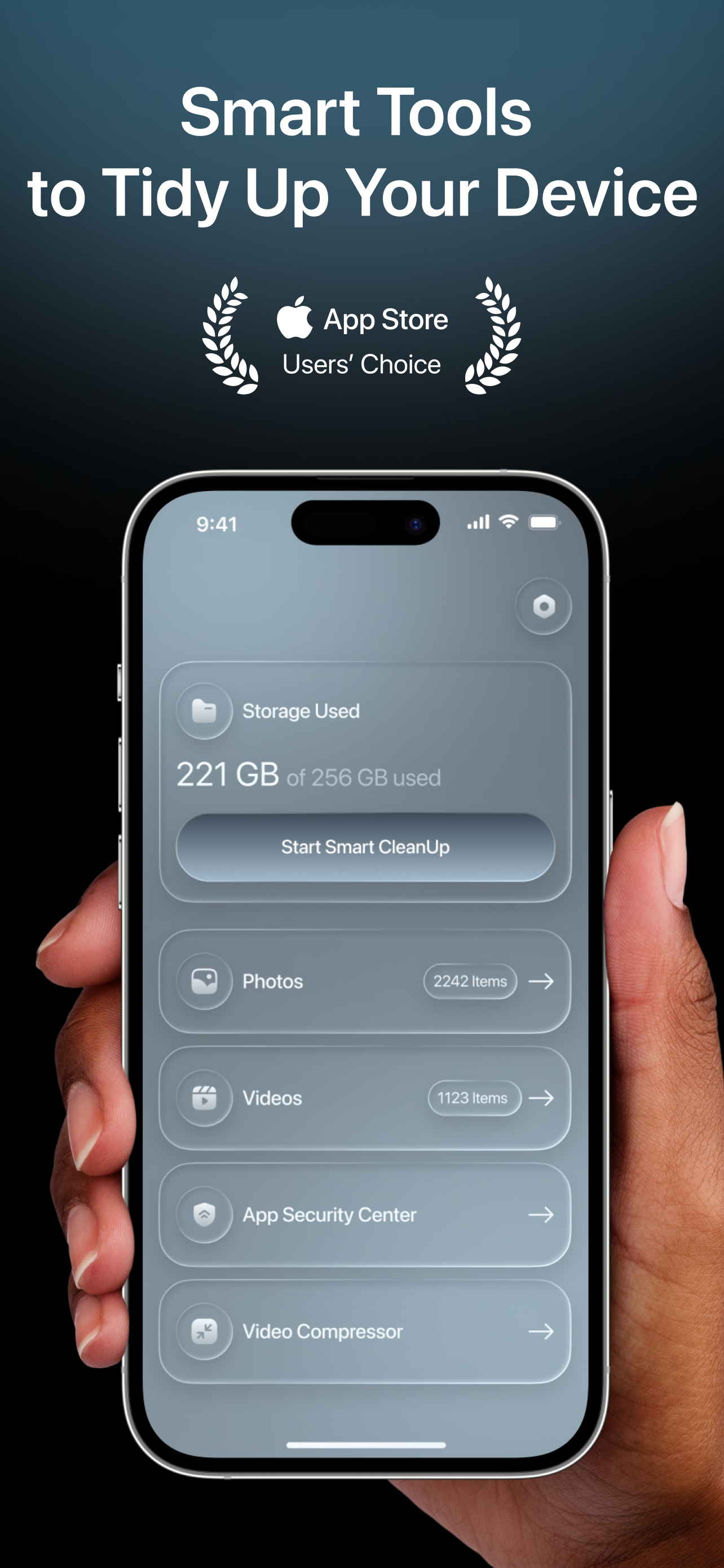 Glassy App Screenshot